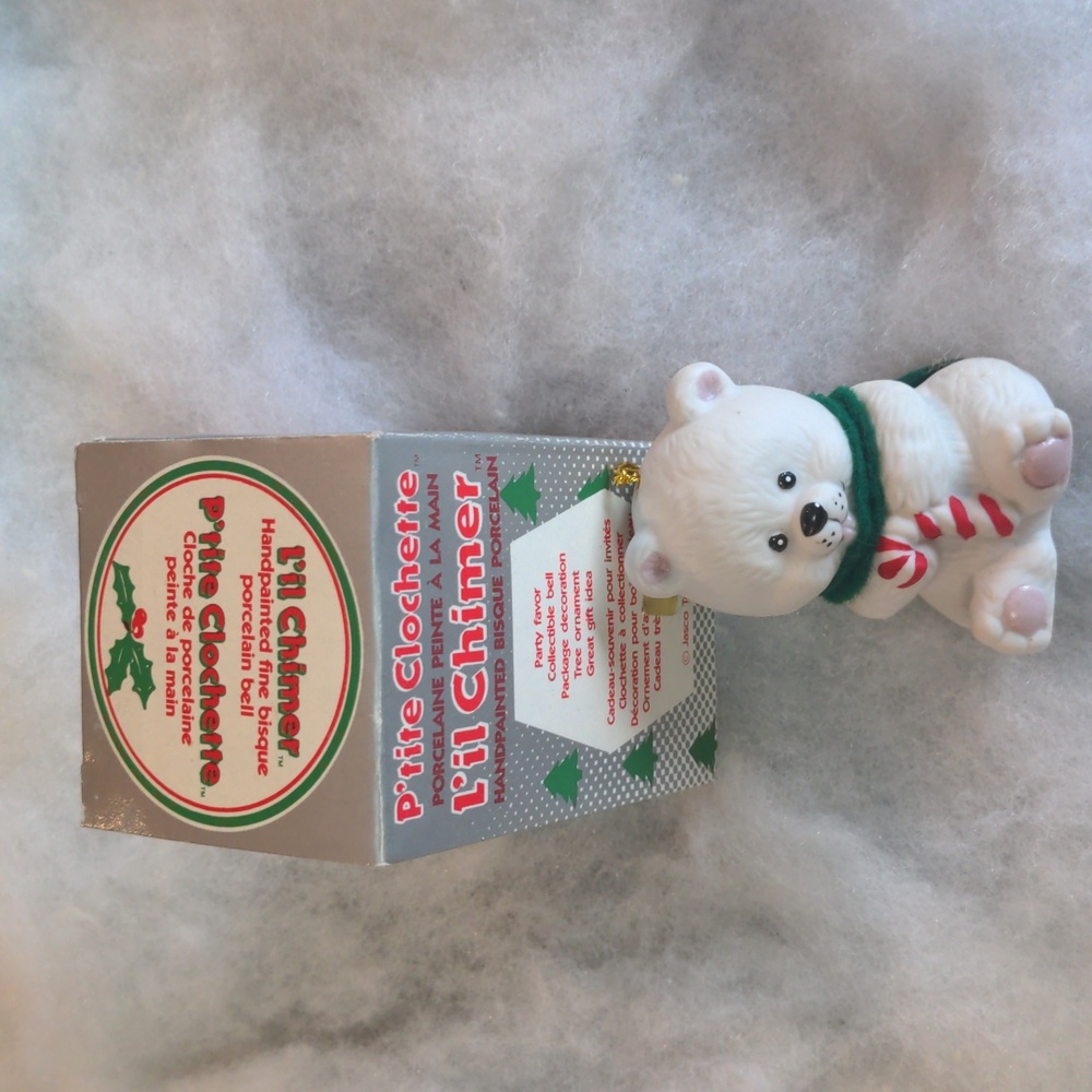 L'il chimer Hand painted bisque porcelain ornament- Christmas Decor